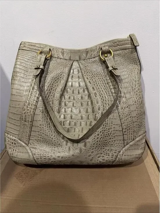 Brahmin Belinda Handbag Beige/Taupe - Picture 8 of 9